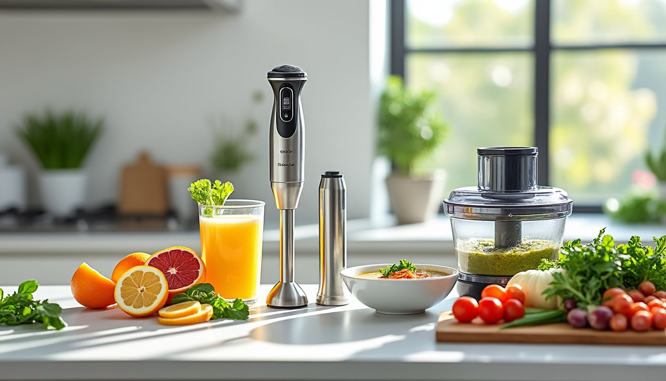 Blender, mixeur plongeant ou robot : lequel pour quel usage