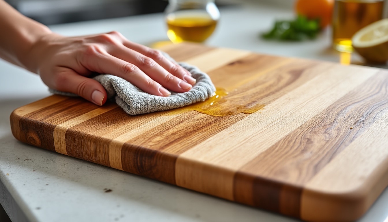 Entretenir une planche en bois : huilage et séchage