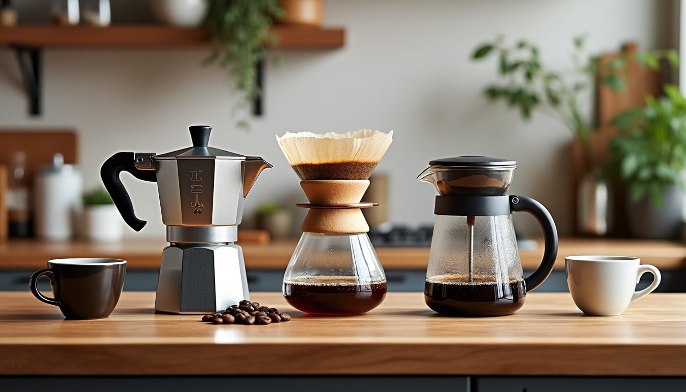 Cafetière italienne, filtre ou piston : ce que change la méthode