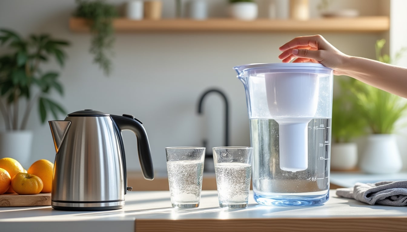 Eau bouillie et goût de calcaire : ce que change un filtre