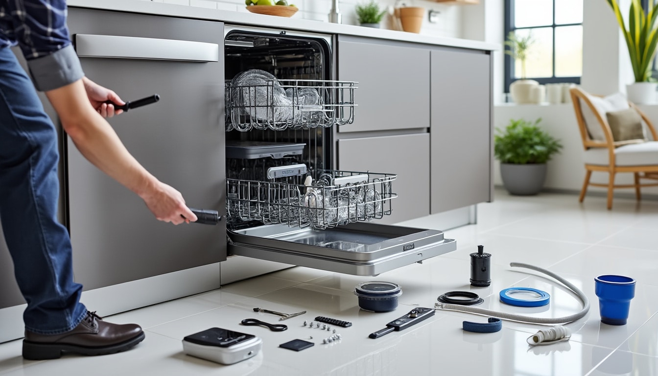 Pièces détachées pour lave-vaisselle Miele : causes et remèdes