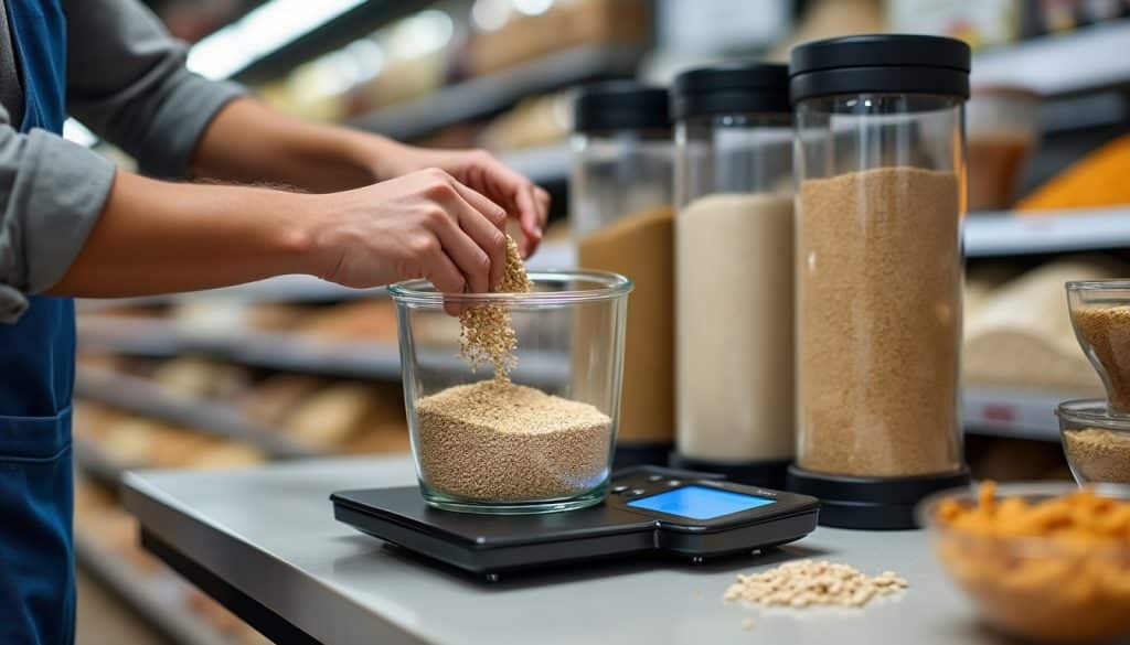 Tare et pesée en magasin : comment ça marche